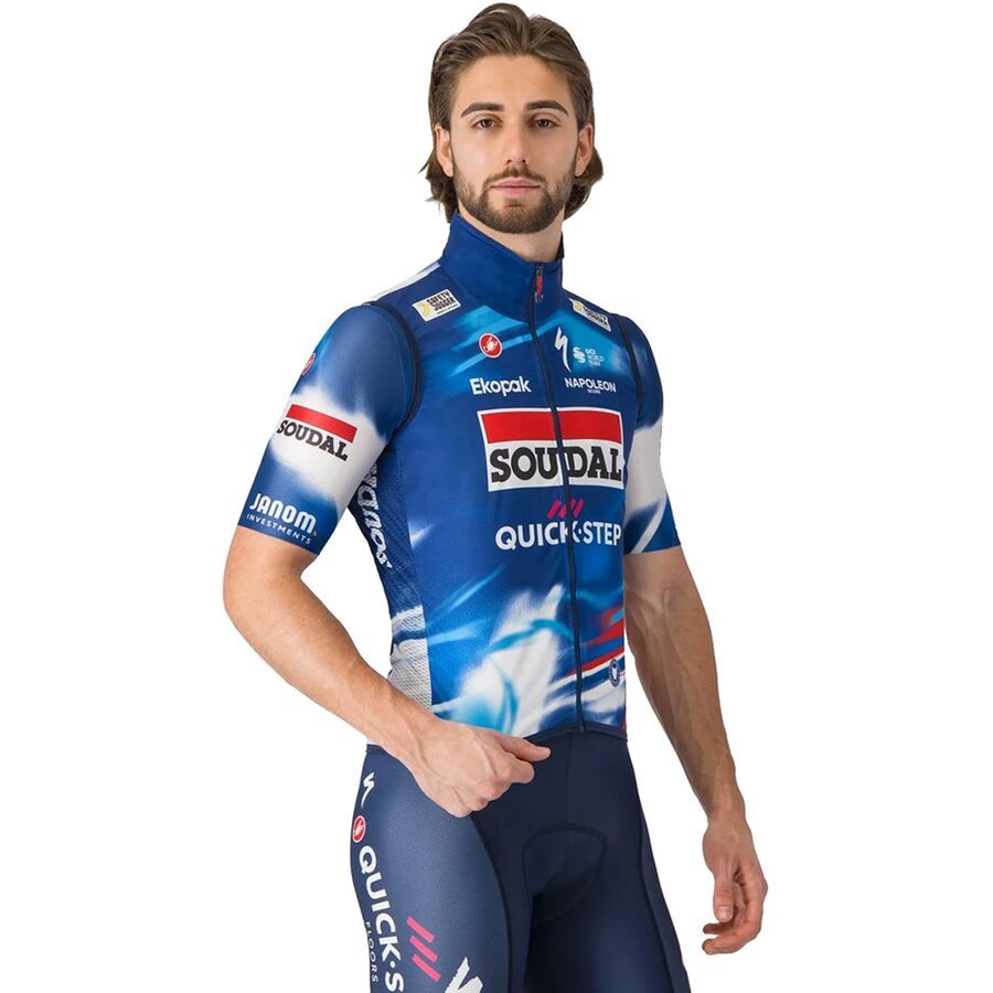 Ветрозащитный жилет Soudal/Quick-Step Pro Light Wind Vest - мужской Castelli Castelli, Blue/Red
Ветрозащитный жилет Soudal/Quick-Step Pro Light Wind Vest - мужской Castelli Castelli, Blue/Red
