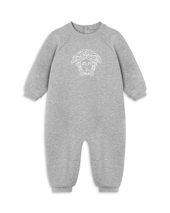 Versace Комбинезон из эластичного флиса унисекс с вышивкой Medusa — для малышей, серый
Versace Комбинезон из эластичного флиса унисекс с вышивкой Medusa — для малышей, серый