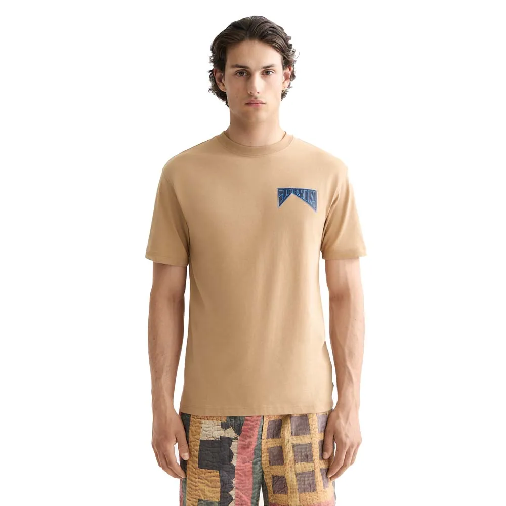 Футболка с коротким рукавом свободного кроя Scotch & Soda, модель «Laster Fit» (спереди и сзади), бежевый
Футболка с коротким рукавом свободного кроя Scotch & Soda, модель «Laster Fit» (спереди и сзади), бежевый