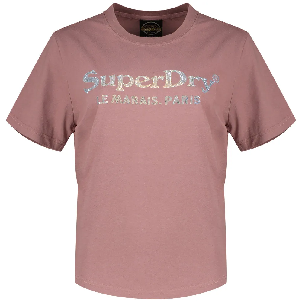Футболка с коротким рукавом Superdry Venue Metallic Relaxed, розовый
Футболка с коротким рукавом Superdry Venue Metallic Relaxed, розовый