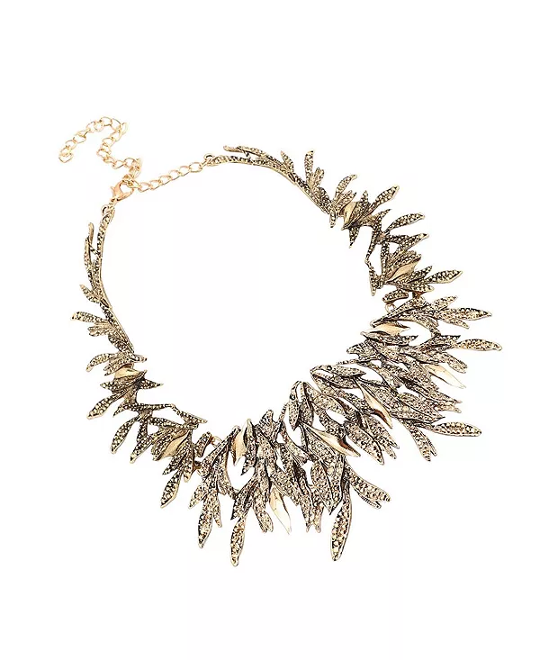 Женское эффектное ожерелье из перьев Sohi, gold
Женское эффектное ожерелье из перьев Sohi, gold