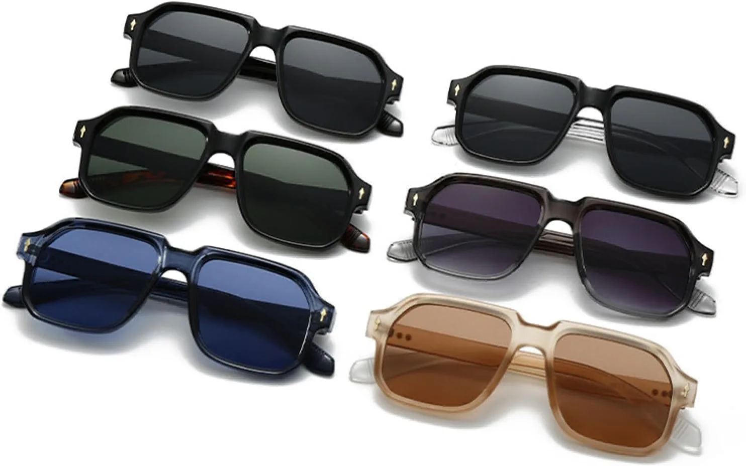 Солнцезащитные очки с защитой от УФ-излучения UV400 | Заклепки, панк, для женщин и мужчин, для занятий спортом на открытом воздухе и вождения DSVIGF, Black Gray
Солнцезащитные очки с защитой от УФ-излучения UV400 | Заклепки, панк, для женщин и мужчин, для занятий спортом на открытом воздухе и вождения DSVIGF, Black Gray