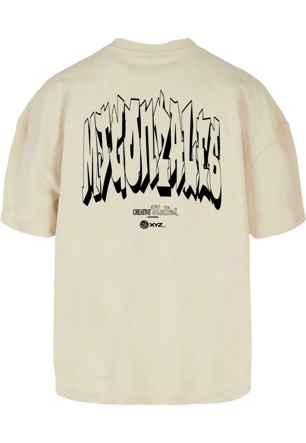 Футболка с принтом Graffiti X Heavy Boxy MJ Gonzales, песочный 
Футболка с принтом Graffiti X Heavy Boxy MJ Gonzales, песочный