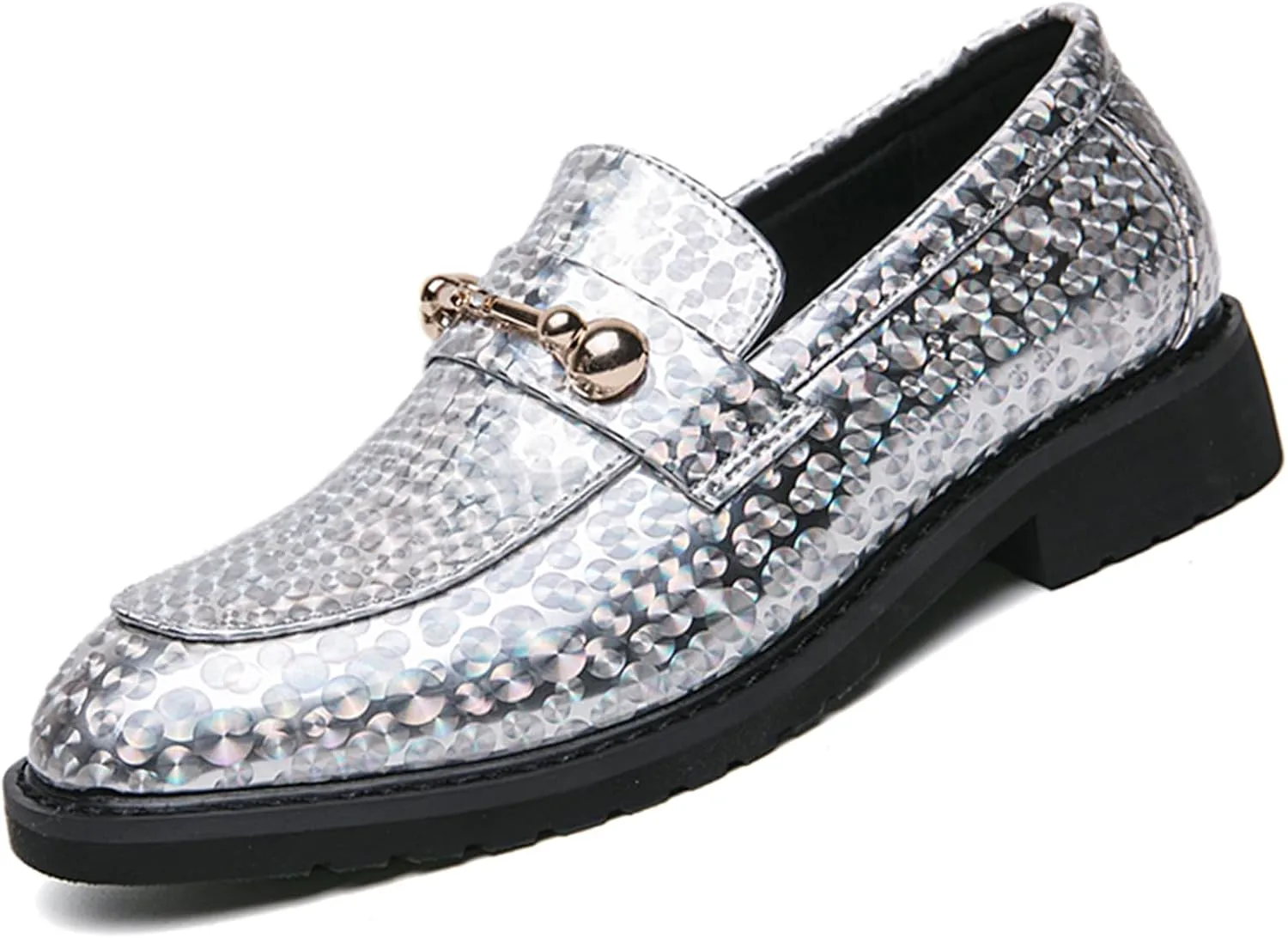 Мужские лоферы из лакированной кожи без шнурков, модные с заостренным носком, повседневные и деловые формальные оксфорды, блестящие, для свадеб, вечеринок и выпускных Lossarye, серебряный
Мужские лоферы из лакированной кожи без шнурков, модные с заостренным носком, повседневные и деловые формальные оксфорды, блестящие, для свадеб, вечеринок и выпускных Lossarye, серебряный