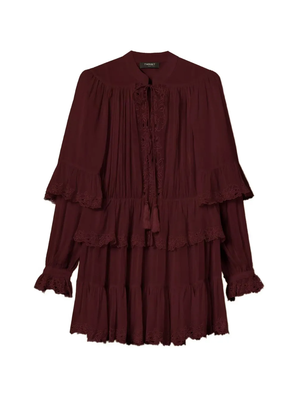 Вышитое мини-платье Twinset, красный
Вышитое мини-платье Twinset, красный