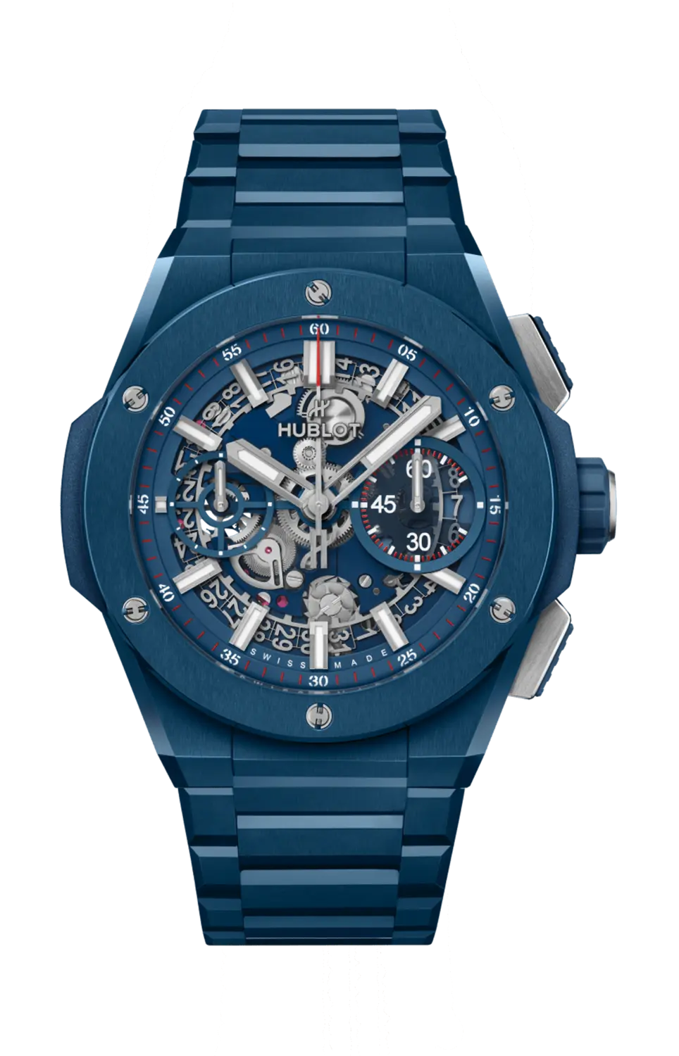 Часы big bang integral blue ceramic Hublot
Часы big bang integral blue ceramic Hublot