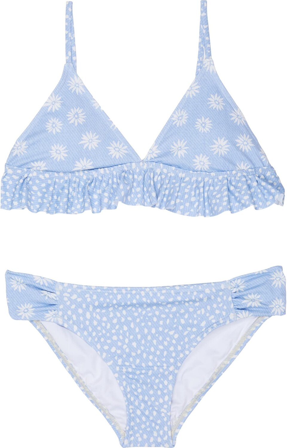 Купальник Billabong Kids Where To Ruffle Tri Two-Piece Swim Set, цвет Sweet Blue
Купальник Billabong Kids Where To Ruffle Tri Two-Piece Swim Set, цвет Sweet Blue