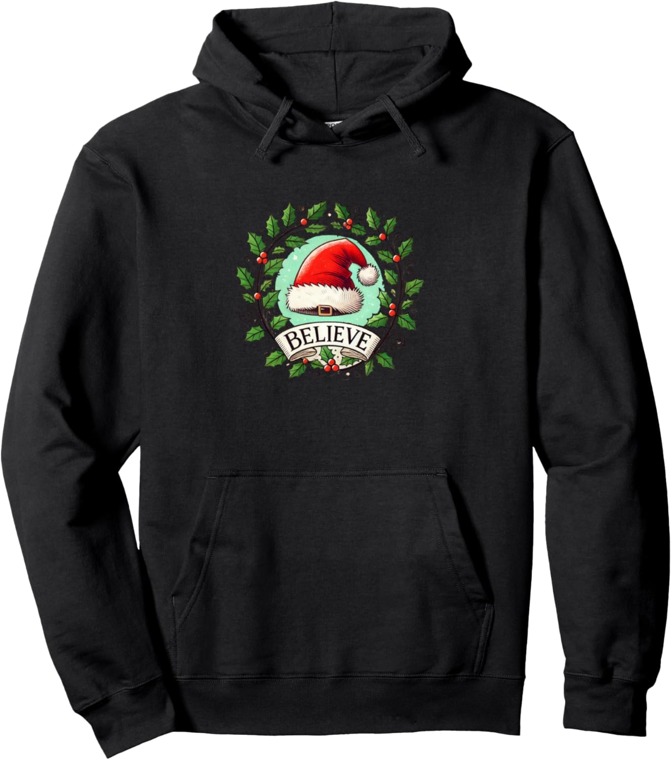 Толстовка с рисунком «Я верю в Санта-Клауса» Retro Santa Claus Lovers Snugg, черный
Толстовка с рисунком «Я верю в Санта-Клауса» Retro Santa Claus Lovers Snugg, черный