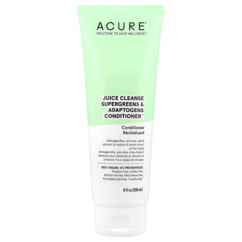 ACURE, Juice Cleanse Supergreens & Adaptogens Conditioner , для всех типов волос, 236 мл (8 жидк. Унций)
ACURE, Juice Cleanse Supergreens & Adaptogens Conditioner , для всех типов волос, 236 мл (8 жидк. Унций)