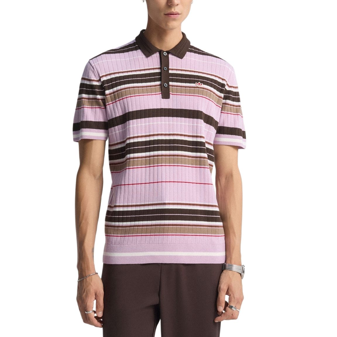 Поло Clover Series мужское Adidas Originals, светло-фиолетовый/темно-коричневый
Поло Clover Series мужское Adidas Originals, светло-фиолетовый/темно-коричневый