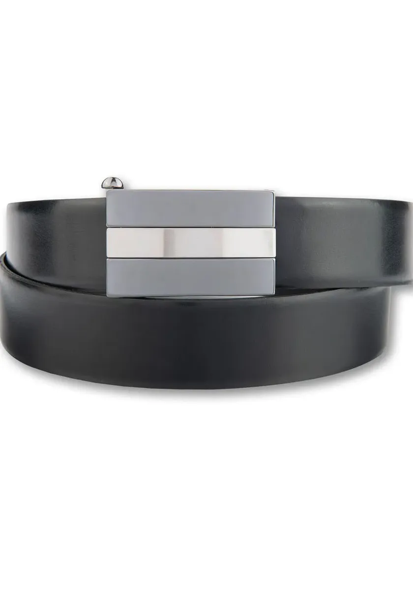 Кожаный ремень BERND GÖTZ с непрерывной автоматической застежкой, черный
Кожаный ремень BERND GÖTZ с непрерывной автоматической застежкой, черный