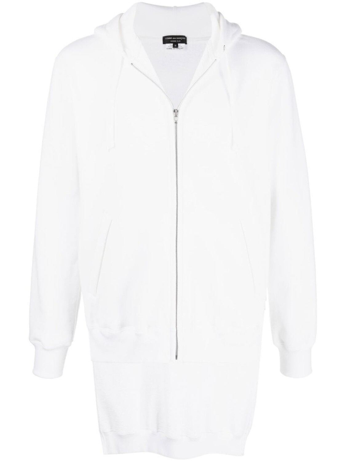 Comme des Garçons Homme Plus худи с асимметричным подолом, белый
Comme des Garçons Homme Plus худи с асимметричным подолом, белый