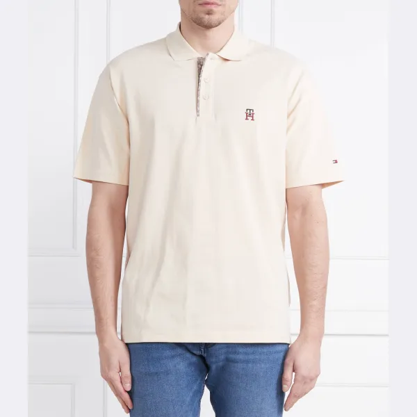 Рубашка-Поло свободного кроя с монограммой Tommy Hilfiger, бежевый
Рубашка-Поло свободного кроя с монограммой Tommy Hilfiger, бежевый
