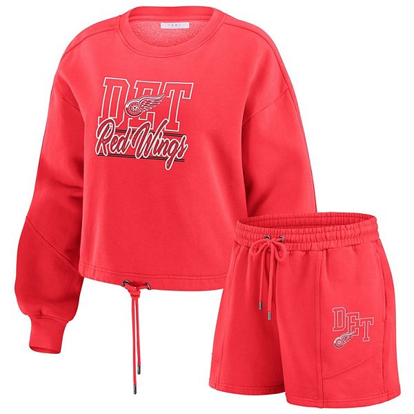 Женский красный лонгслив и шорты Detroit Red Wings из флиса Wear By Erin Andrews
Женский красный лонгслив и шорты Detroit Red Wings из флиса Wear By Erin Andrews