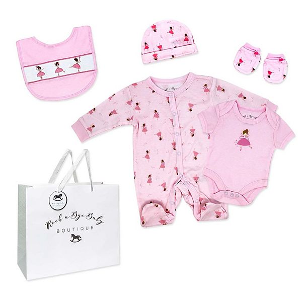 Детский набор для девочки из 5 предметов Rock A Bye Baby Boutique
Детский набор для девочки из 5 предметов Rock A Bye Baby Boutique