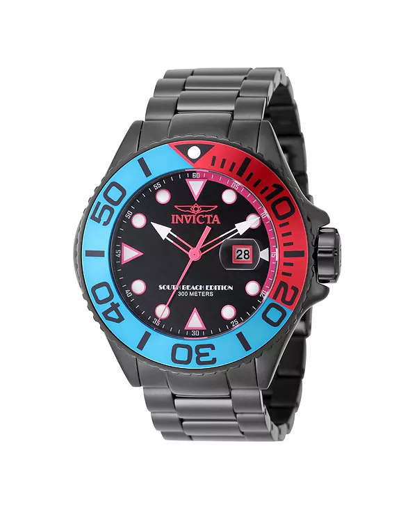 Мужские кварцевые часы Grand Diver 48614 с тремя стрелками и черным циферблатом Invicta, black
Мужские кварцевые часы Grand Diver 48614 с тремя стрелками и черным циферблатом Invicta, black