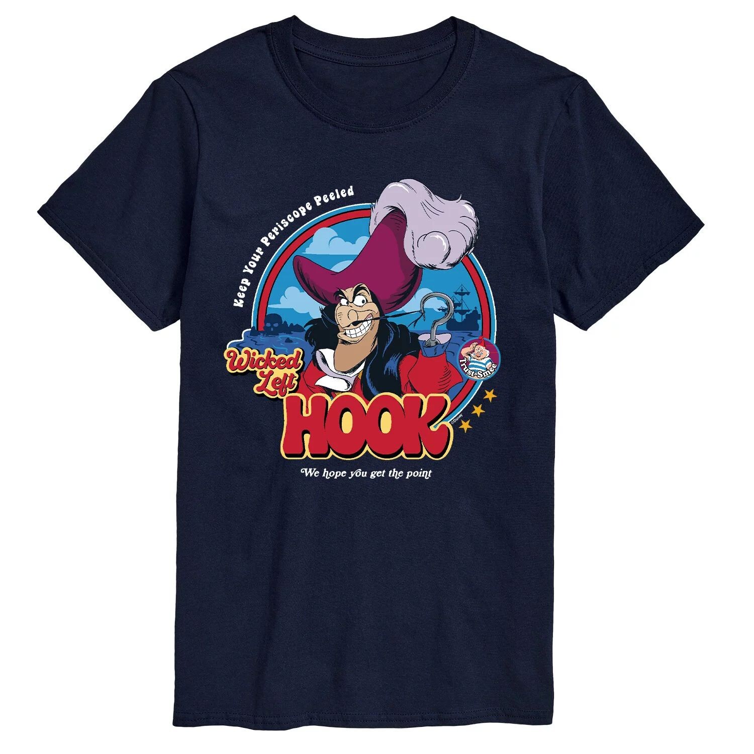 Футболка Disney's Peter Pan Big & Tall Wicked Left Hook с рисунком Licensed Character, синий
Футболка Disney's Peter Pan Big & Tall Wicked Left Hook с рисунком Licensed Character, синий