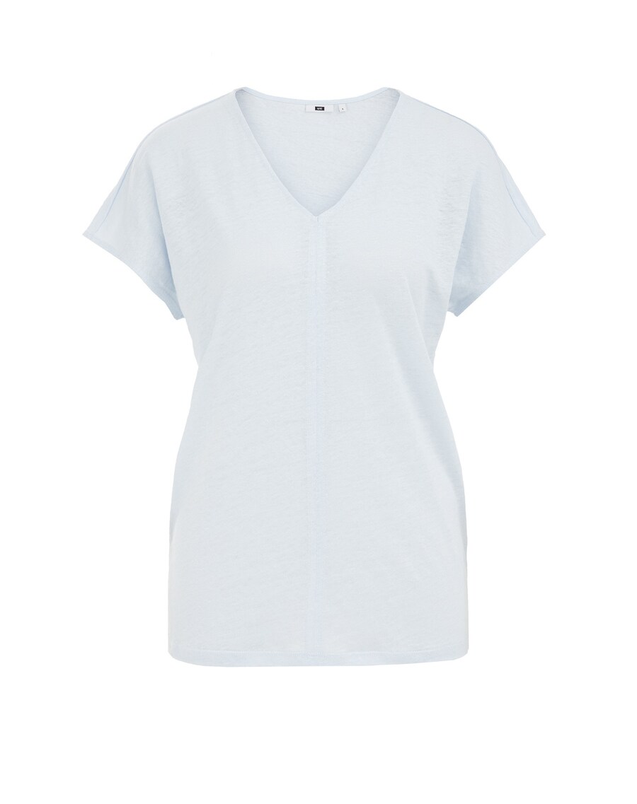 Рубашка WE Fashion, пастельный синий 
Рубашка WE Fashion, пастельный синий