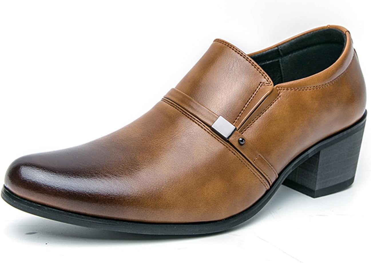 Мужские кожаные лоферы Psieicwm без шнуровки с острым носком, массивным каблуком и декоративной полоской с эластичной вставкой для официальных мероприятий, вечеринок, свадеб и деловых встреч, коричневый
Мужские кожаные лоферы Psieicwm без шнуровки с острым носком, массивным каблуком и декоративной полоской с эластичной вставкой для официальных мероприятий, вечеринок, свадеб и деловых встреч, коричневый