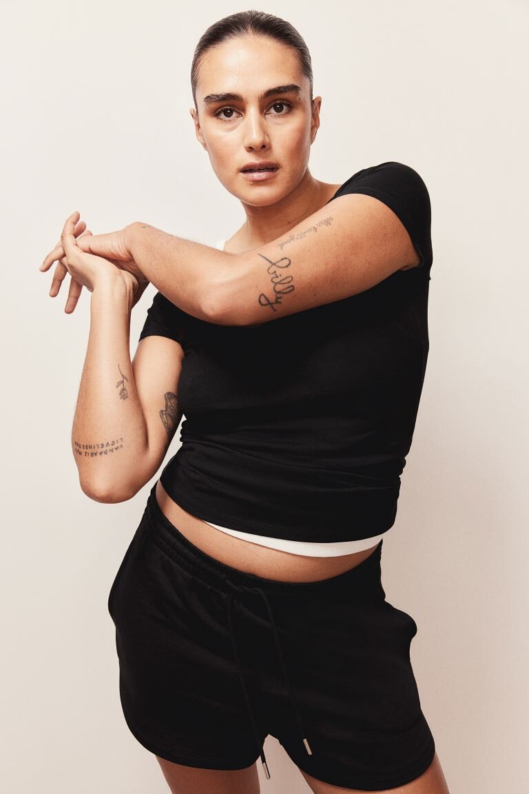 Спортивные шорты H&M, черный
Спортивные шорты H&M, черный