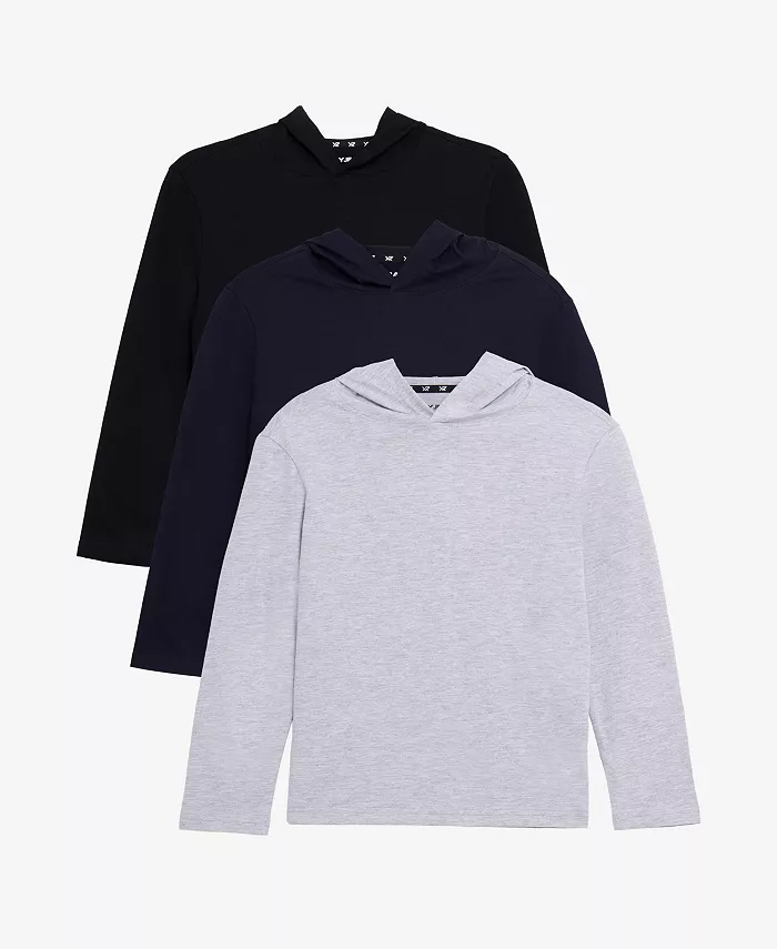 Комплект из 3 базовых футболок с капюшоном и длинным рукавом для детей и мальчиков XRAY, мультиколор
Комплект из 3 базовых футболок с капюшоном и длинным рукавом для детей и мальчиков XRAY, мультиколор