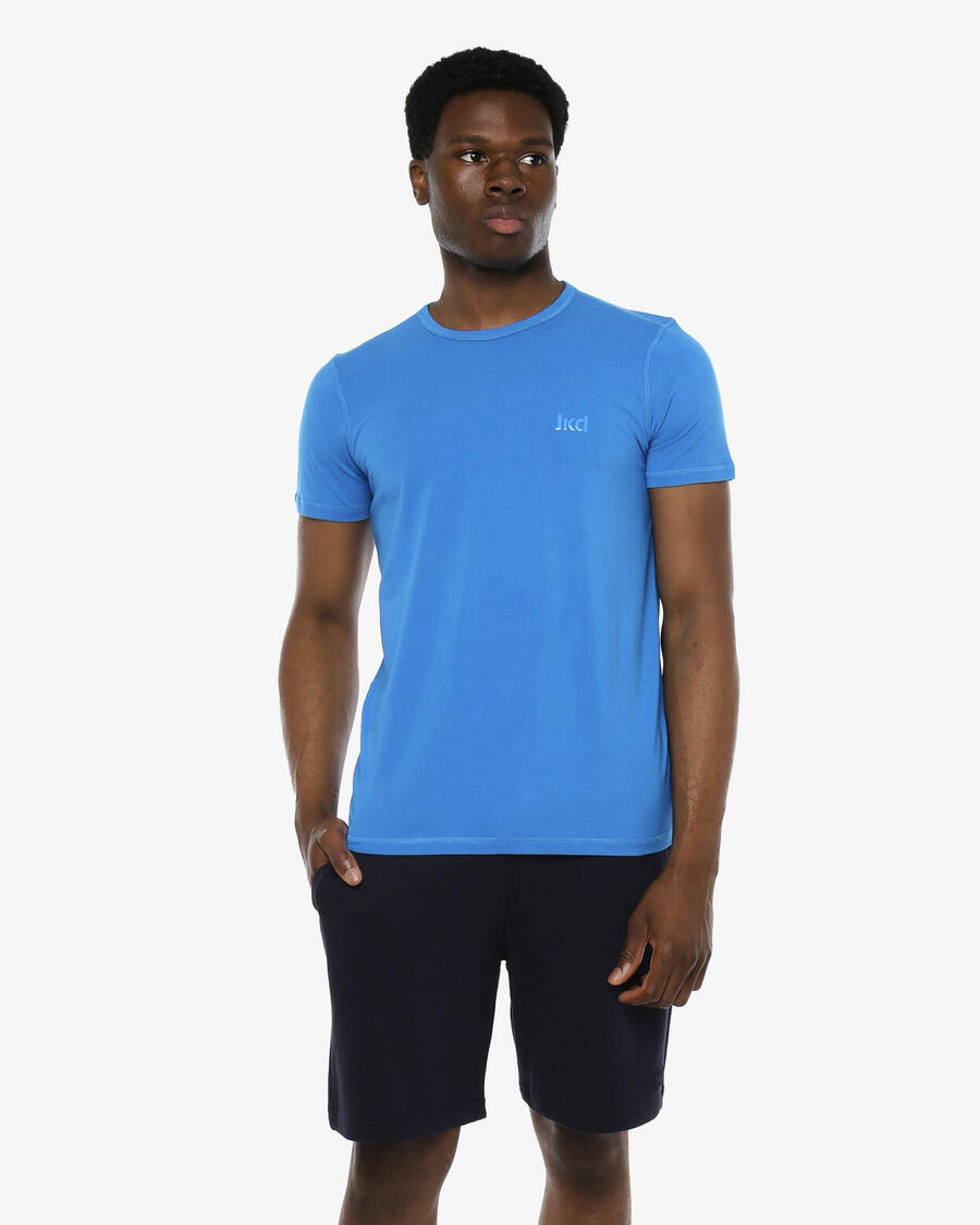 JAKED Мужская хлопковая футболка для фитнеса бирюзового цвета
JAKED Мужская хлопковая футболка для фитнеса бирюзового цвета