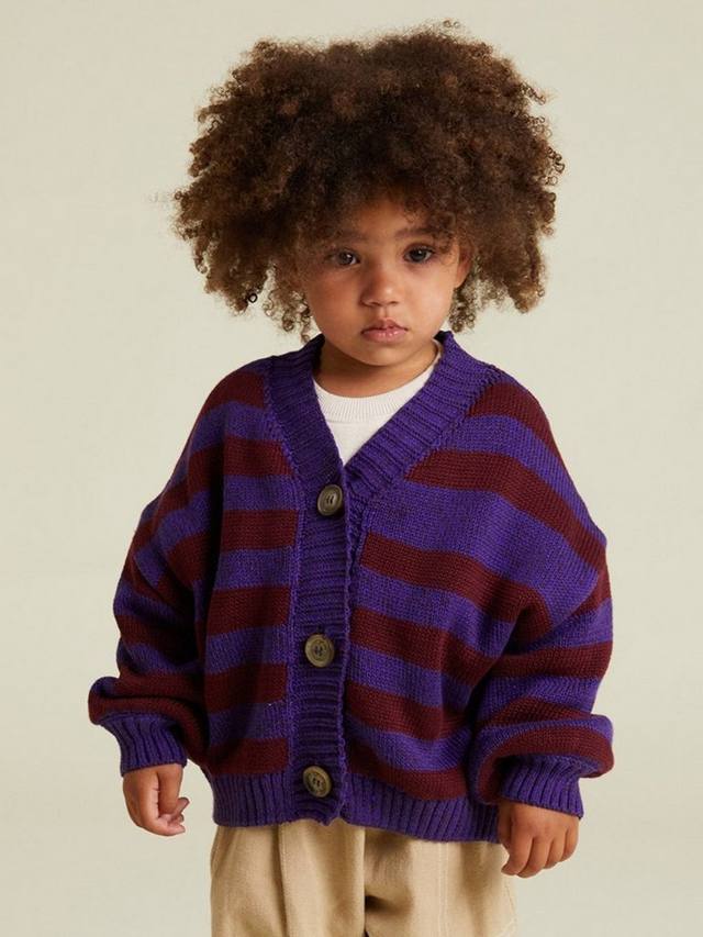 Детский кардиган из хлопка Eben Claude & Co, Purple Stripe
Детский кардиган из хлопка Eben Claude & Co, Purple Stripe