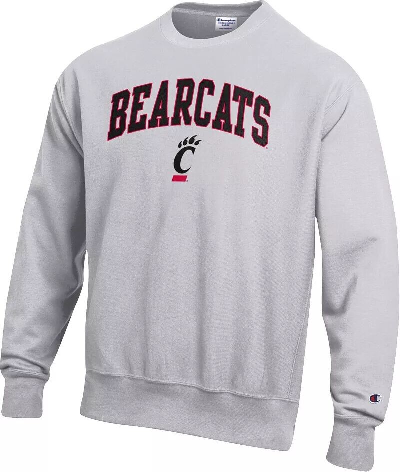 Мужская серая толстовка с круглым вырезом обратного плетения Champion Cincinnati Bearcats
Мужская серая толстовка с круглым вырезом обратного плетения Champion Cincinnati Bearcats