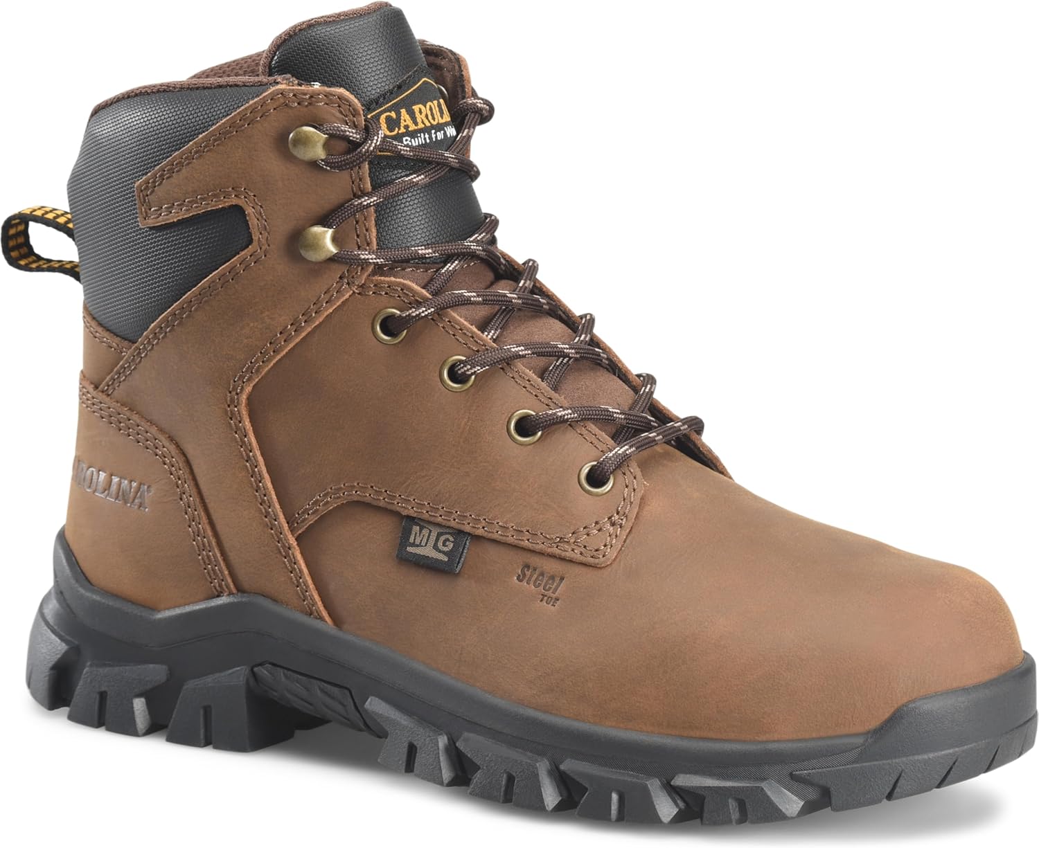 Мужские ботинки Carolina Gruntz с внутренней защитой метатарзала, стальным носком, высотой 15 см, из прочной кожи Tramper Potting Soil, с противоскользящей подошвой, темно-коричневый
Мужские ботинки Carolina Gruntz с внутренней защитой метатарзала, стальным носком, высотой 15 см, из прочной кожи Tramper Potting Soil, с противоскользящей подошвой, темно-коричневый