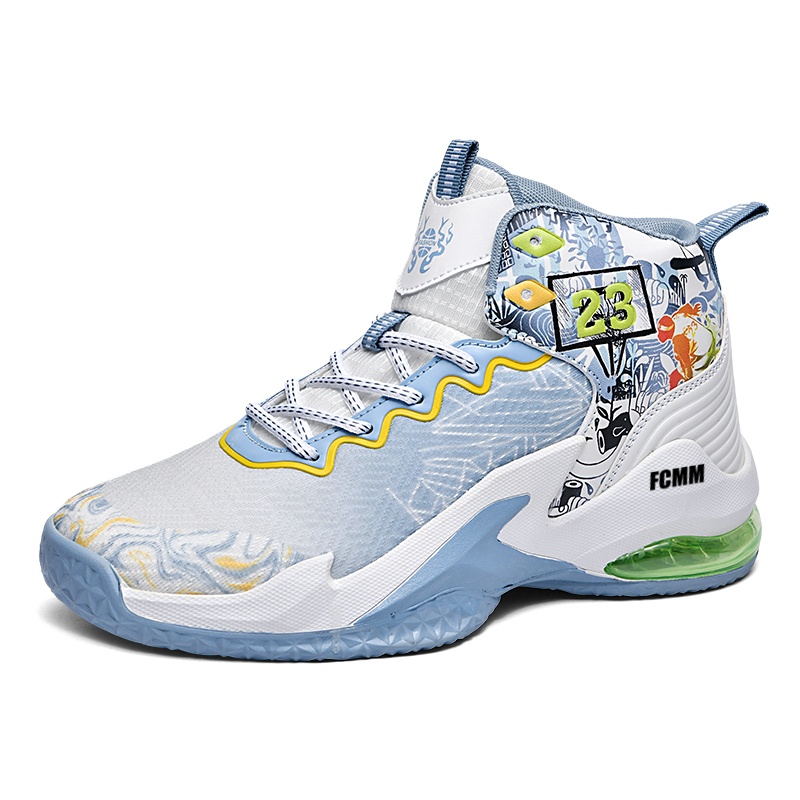 Баскетбольные кроссовки с противоскользящей подошвой, износостойкие, детские FCMM, белый/синий
Баскетбольные кроссовки с противоскользящей подошвой, износостойкие, детские FCMM, белый/синий