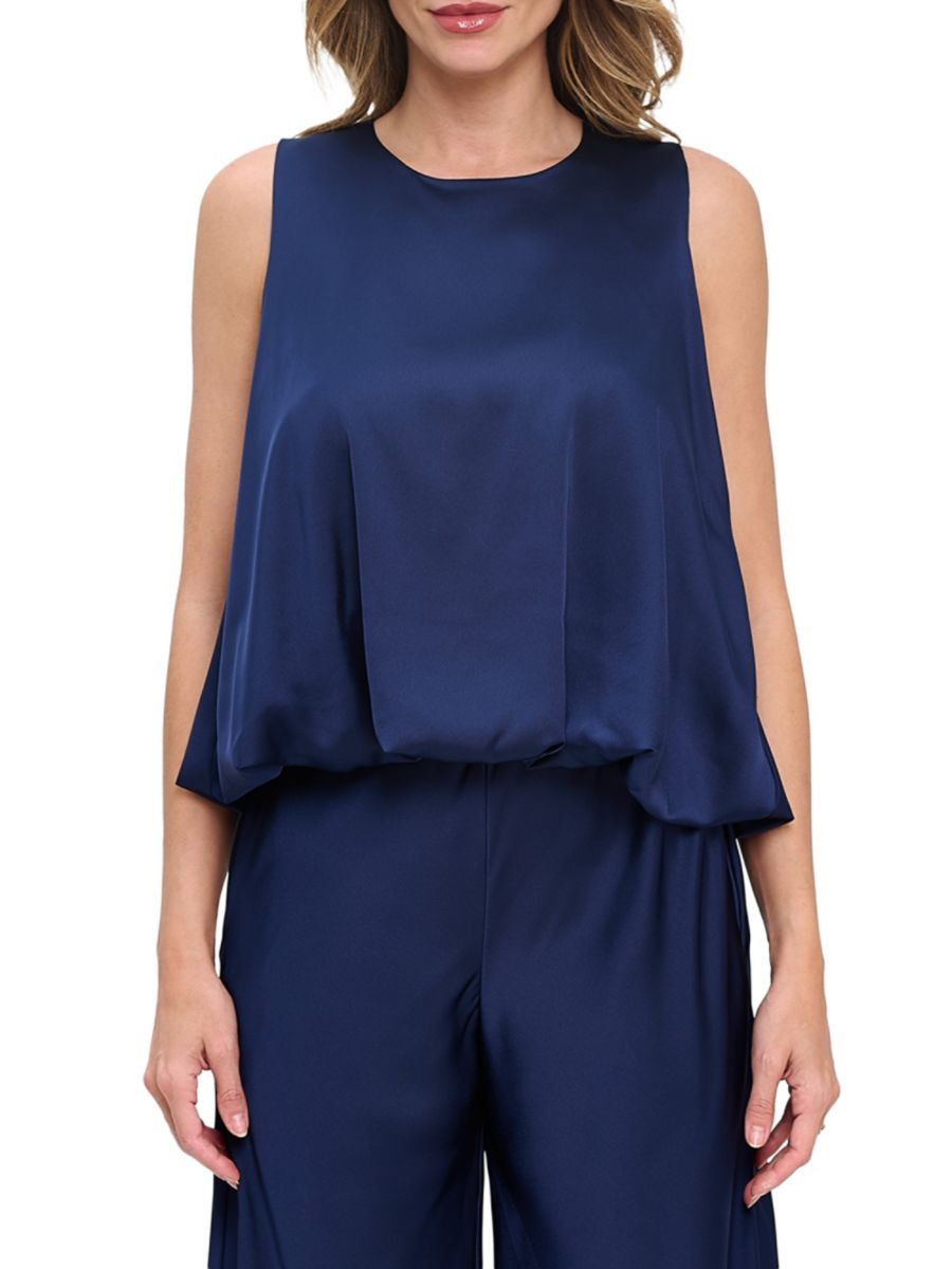 Атласный топ-блузон Renee C., темно-синий
Атласный топ-блузон Renee C., темно-синий