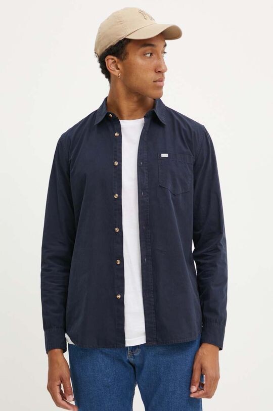 Хлопковая рубашка Guess Jeans, темно-синий
Хлопковая рубашка Guess Jeans, темно-синий