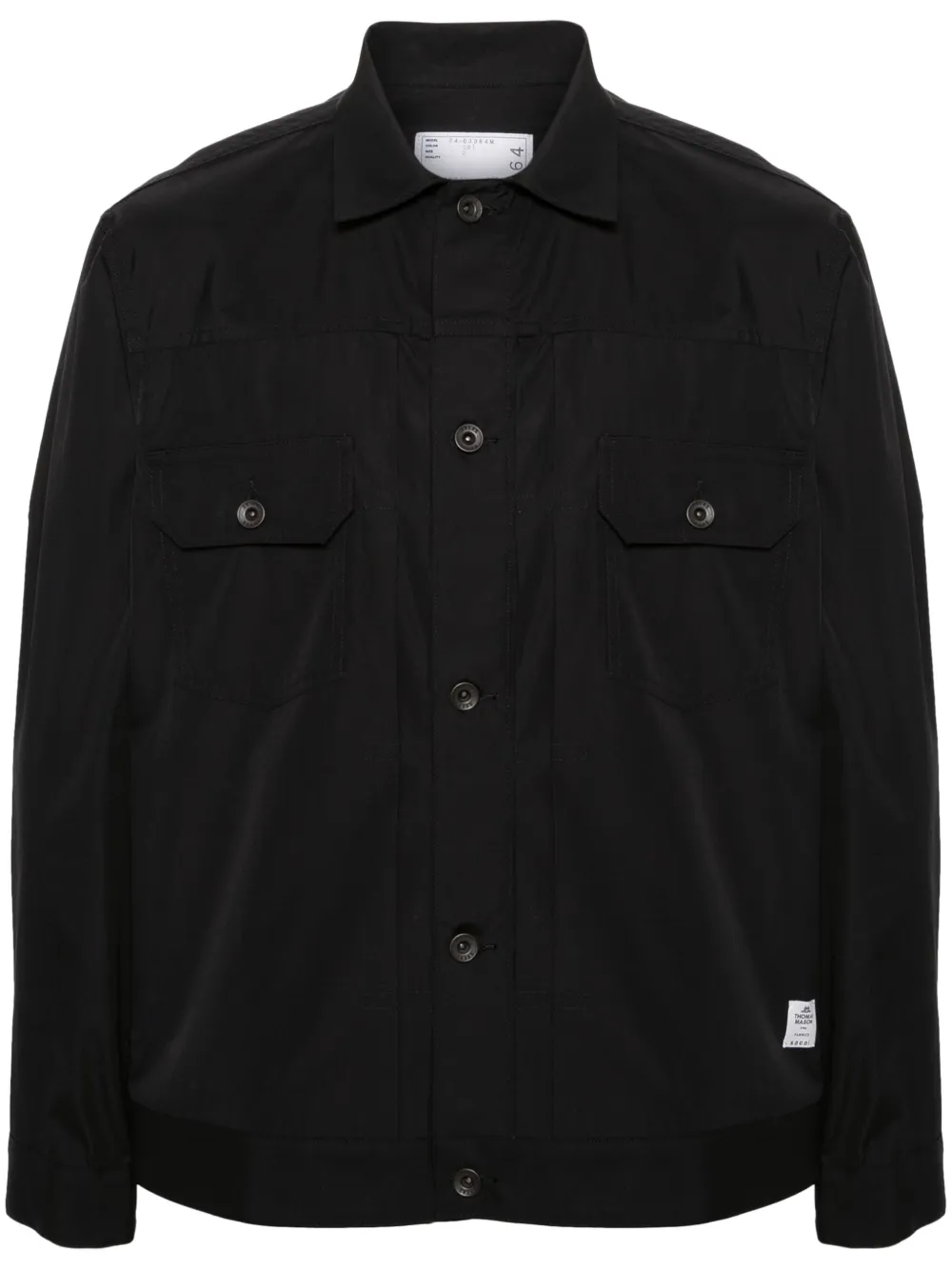 Поплиновая куртка-рубашка SACAI, черный
Поплиновая куртка-рубашка SACAI, черный