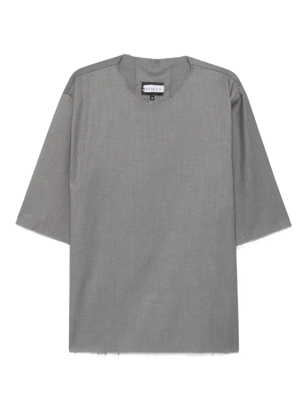 Футболка с короткими рукавами и потертостями HAMZA, серый 
Футболка с короткими рукавами и потертостями HAMZA, серый