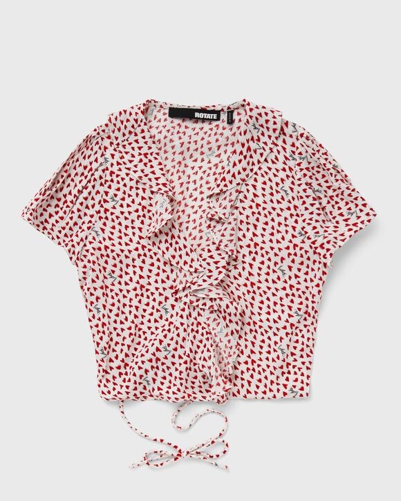 Топ Rotate Birger Christensen Printed Frill Wrap Top, цвет happy hearts + bright white comb.
Топ Rotate Birger Christensen Printed Frill Wrap Top, цвет happy hearts + bright white comb.