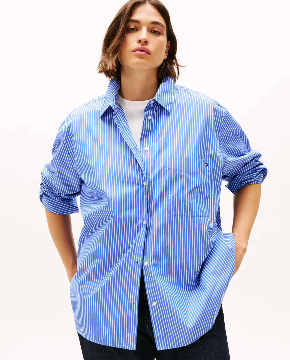 Женская блузка с длинным рукавом и принтом Tommy Hilfiger Curve, синий
Женская блузка с длинным рукавом и принтом Tommy Hilfiger Curve, синий