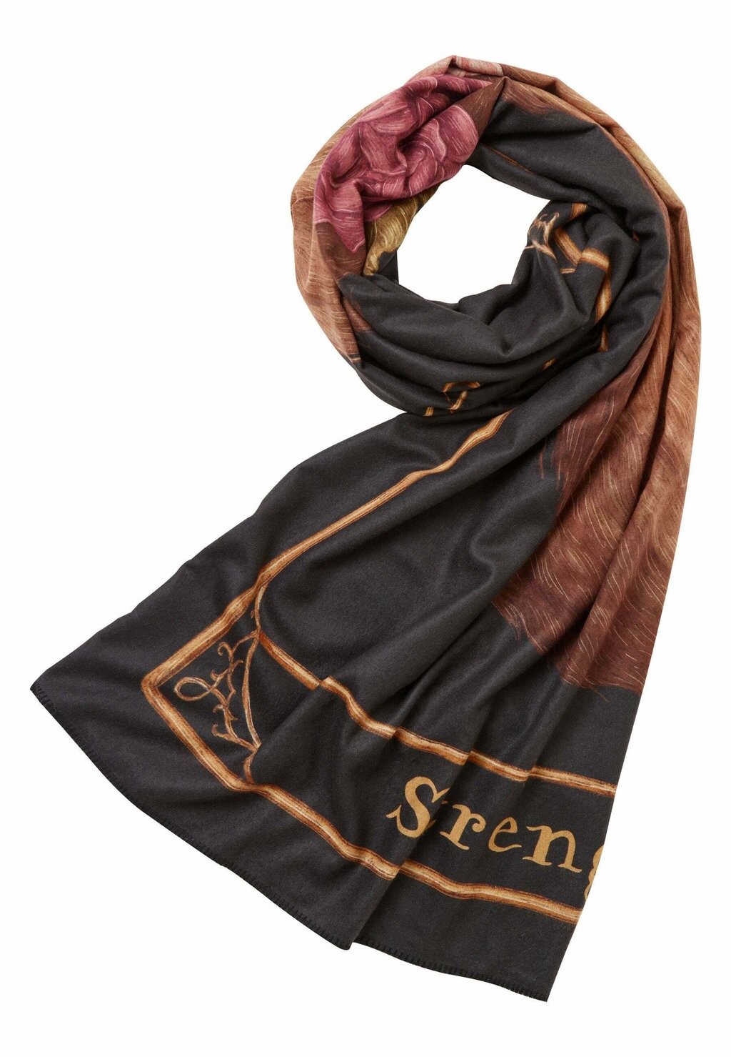 Шарф Strength Tarot Tales Jessica Roux Collaboration FABLE ENGLAND, черный 
Шарф Strength Tarot Tales Jessica Roux Collaboration FABLE ENGLAND, черный