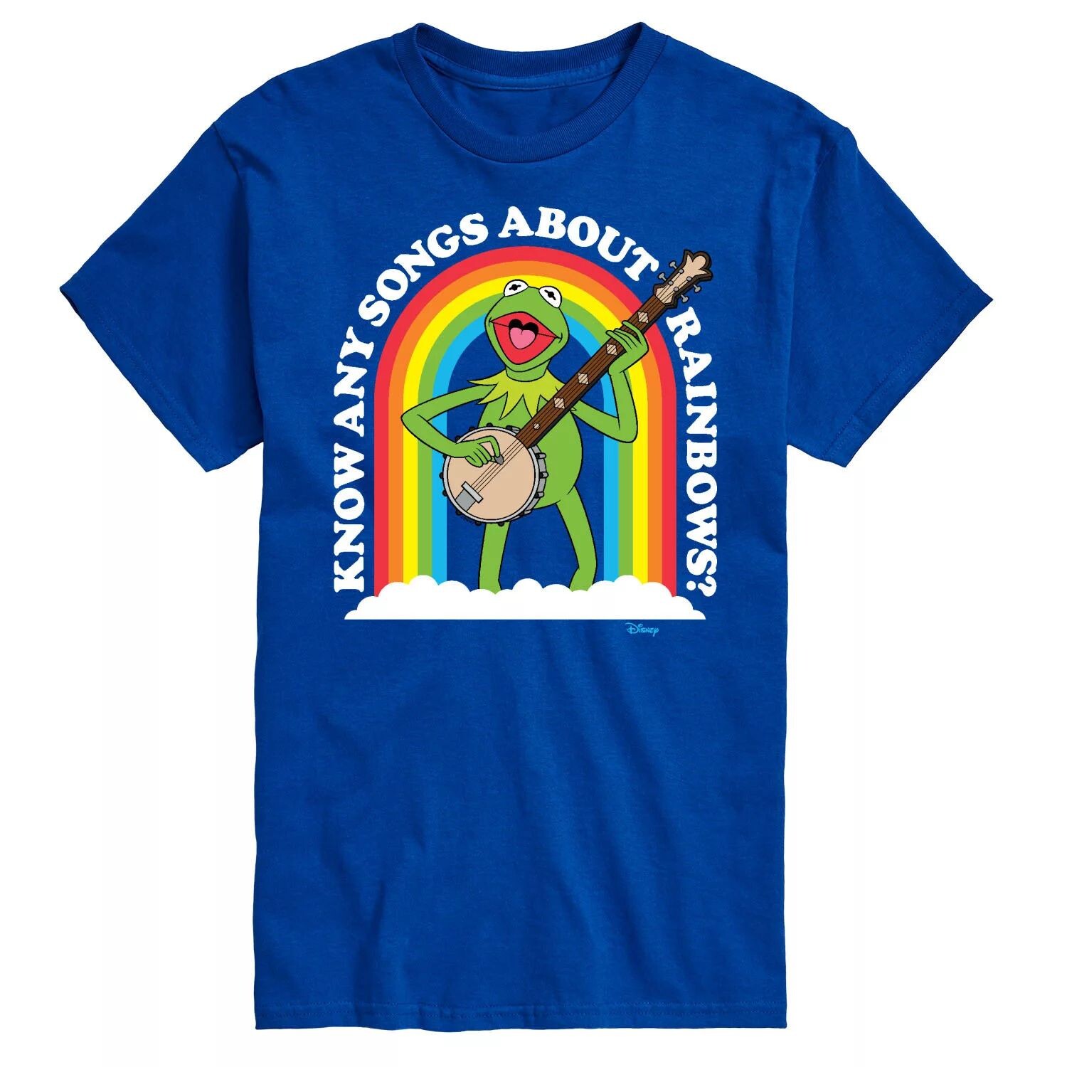 Мужская футболка Disney's The Muppets Songs About Rainbows, Синяя Licensed Character, синий
Мужская футболка Disney's The Muppets Songs About Rainbows, Синяя Licensed Character, синий