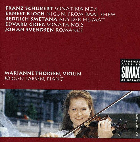 CD диск Schubert / Smetana / Grieg / Larsen / Thorsen: Violin Sonatina / from Homeland / Violin Sonata 2 
CD диск Schubert / Smetana / Grieg / Larsen / Thorsen: Violin Sonatina / from Homeland / Violin Sonata 2