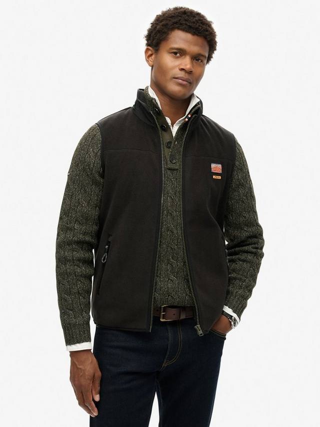 Флисовый жилет Superdry, черный
Флисовый жилет Superdry, черный