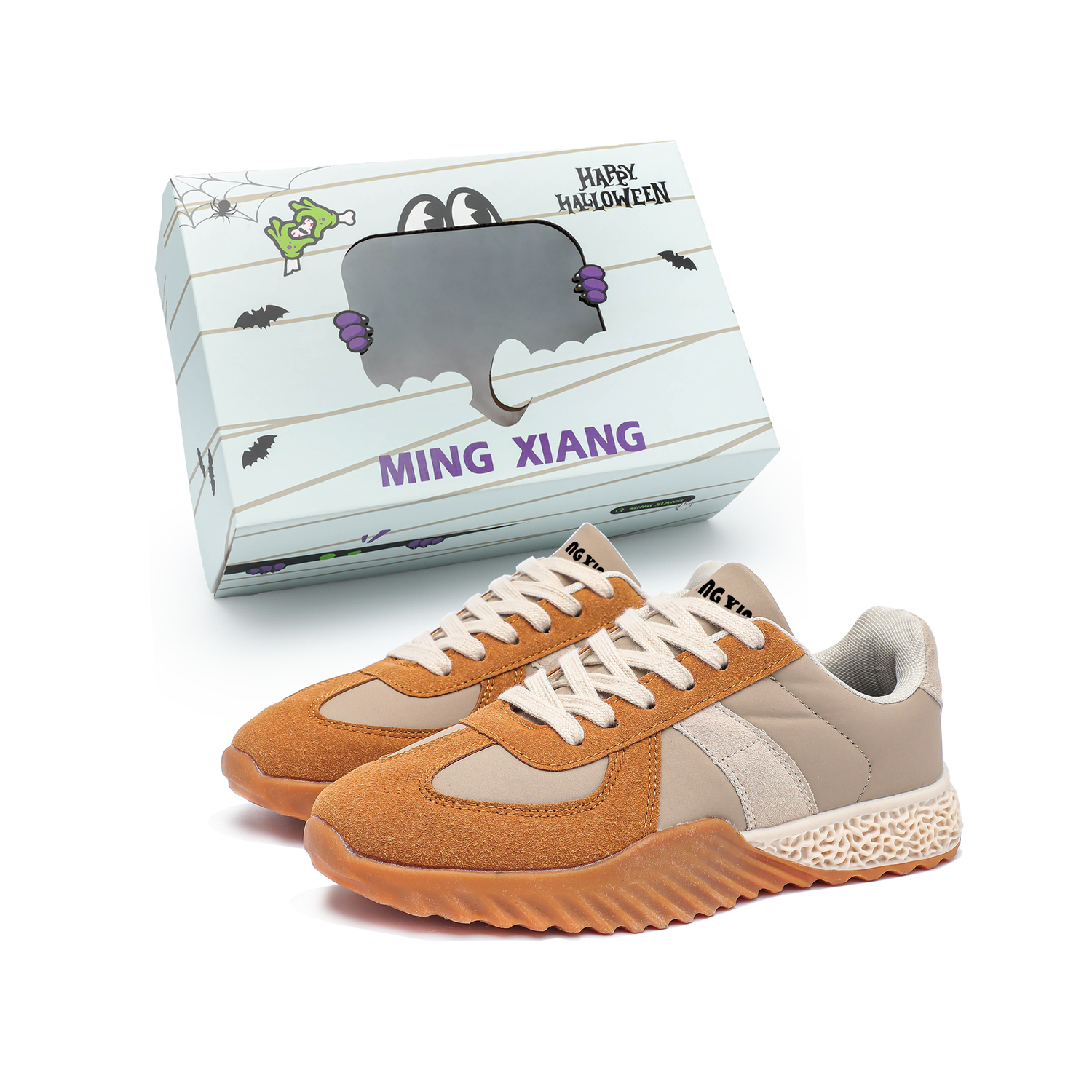 Singing Устойчивые к скольжению и истиранию сбалансированные низкие скейтерские кроссовки унисекс светло-коричневые (в коробке), цвет Light Brown (Box Included)
Singing Устойчивые к скольжению и истиранию сбалансированные низкие скейтерские кроссовки унисекс светло-коричневые (в коробке), цвет Light Brown (Box Included)