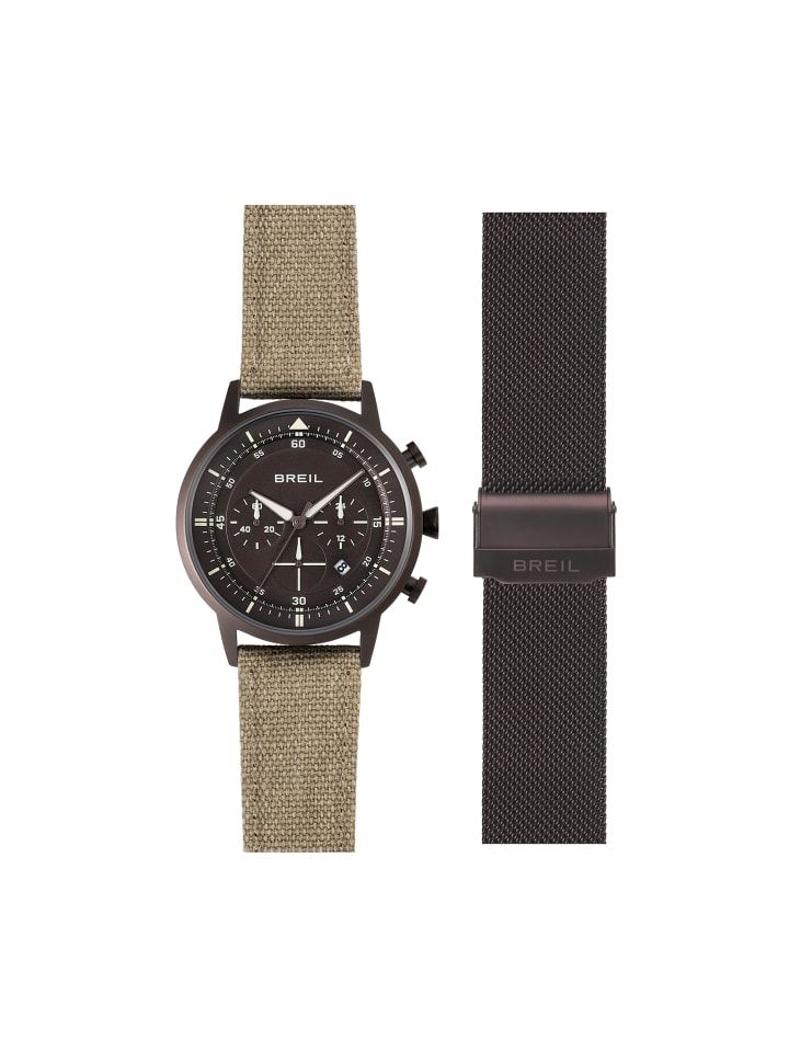 Breil Часы-хронограф шесть.3.девять коричневые
Breil Часы-хронограф шесть.3.девять коричневые