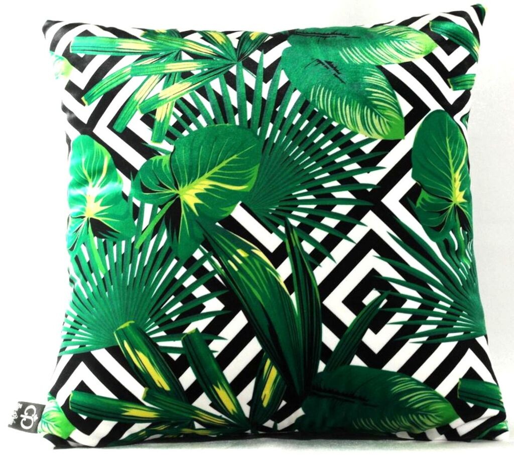Роскошная подушка Casa Padrino Miami Palm Leaves черный/белый/зеленый 45 x 45 см - тончайшая бархатная ткань - декоративная подушка для гостиной
Роскошная подушка Casa Padrino Miami Palm Leaves черный/белый/зеленый 45 x 45 см - тончайшая бархатная ткань - декоративная подушка для гостиной