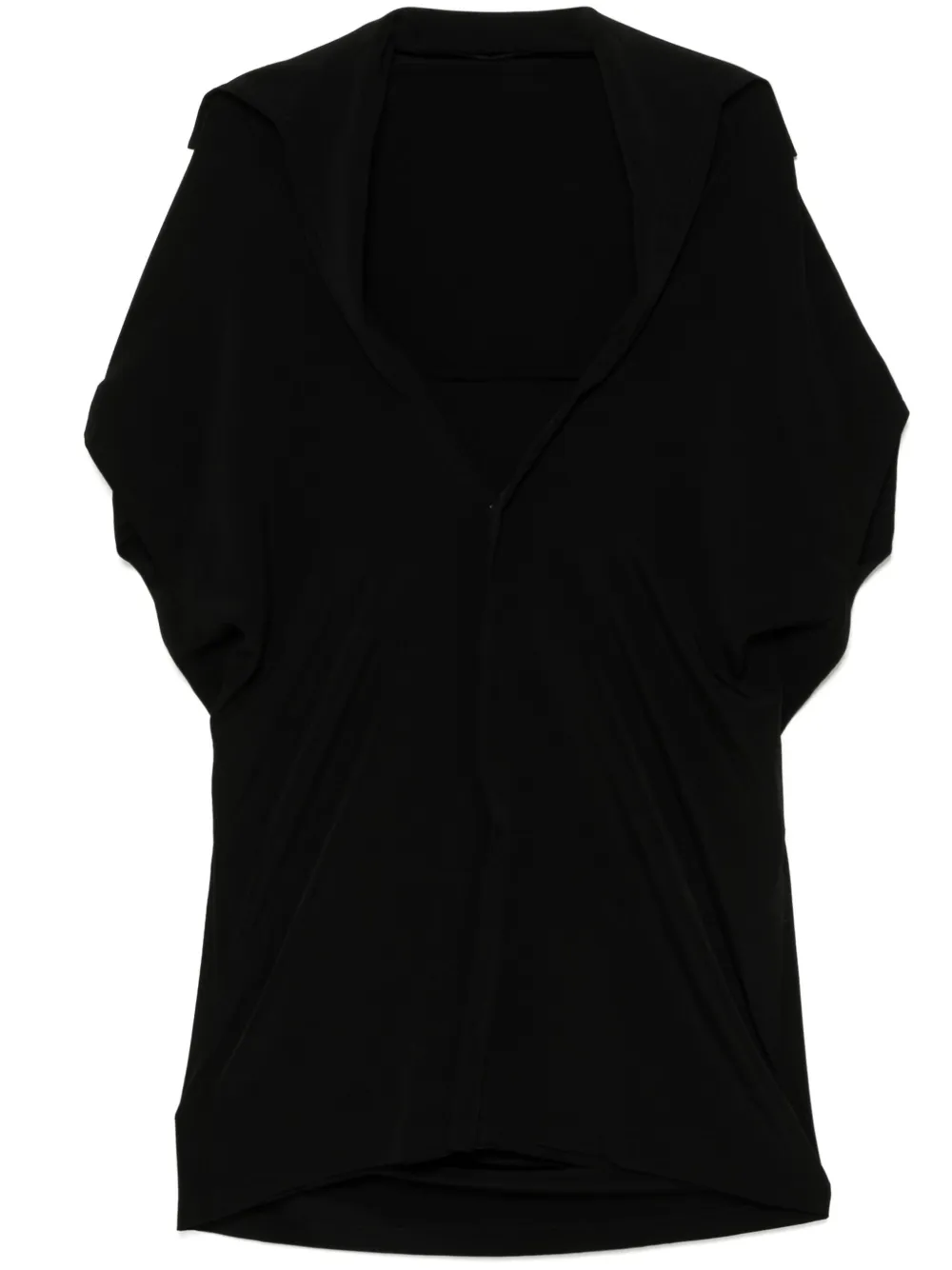 Платье с V-образным вырезом Yohji Yamamoto, черный
Платье с V-образным вырезом Yohji Yamamoto, черный