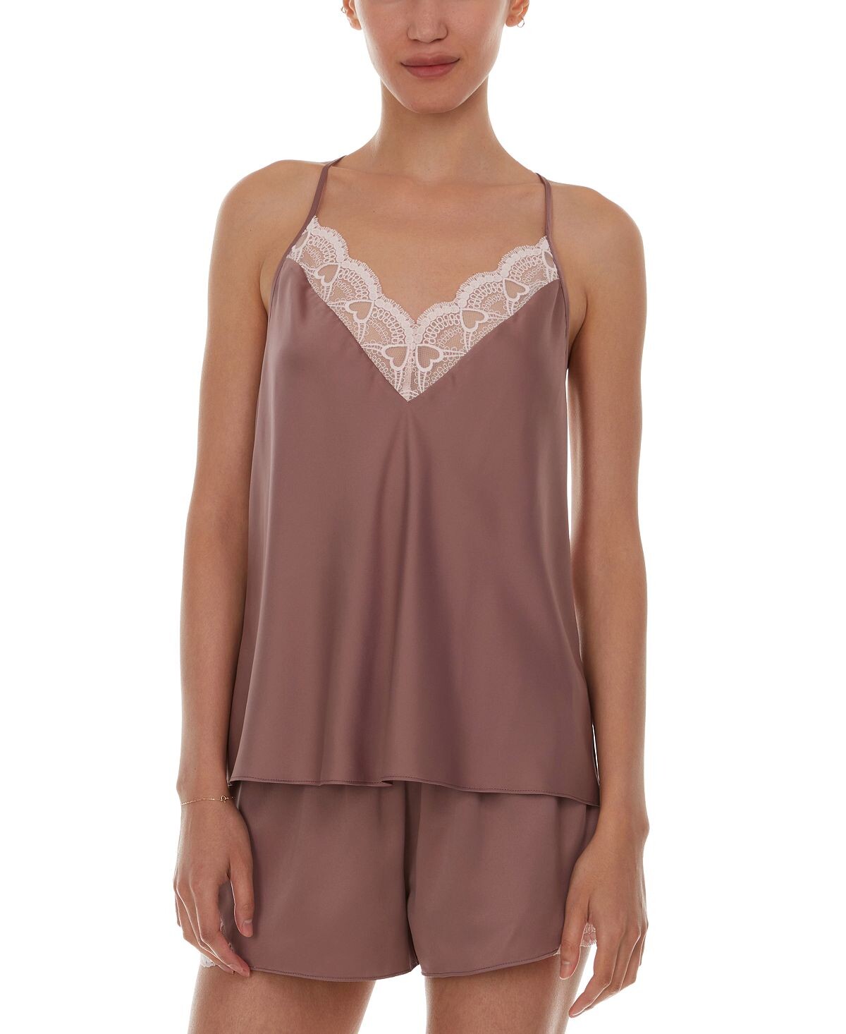 Пижамный комплект с кружевной майкой и шортами Kit Heart Flora by Flora Nikrooz
Пижамный комплект с кружевной майкой и шортами Kit Heart Flora by Flora Nikrooz