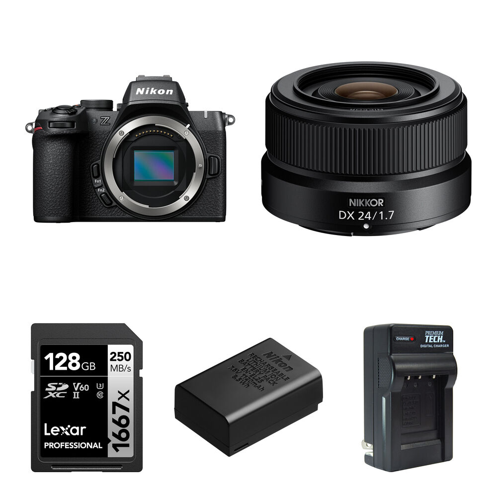 Беззеркальная камера Nikon Z50 II Mirrorless Camera with 24mm f/1.7 Lens and
Беззеркальная камера Nikon Z50 II Mirrorless Camera with 24mm f/1.7 Lens and