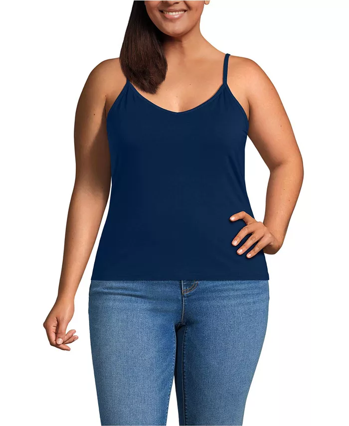 Женская охлаждающая майка больших размеров с V-образным вырезом Lands' End, синий
Женская охлаждающая майка больших размеров с V-образным вырезом Lands' End, синий