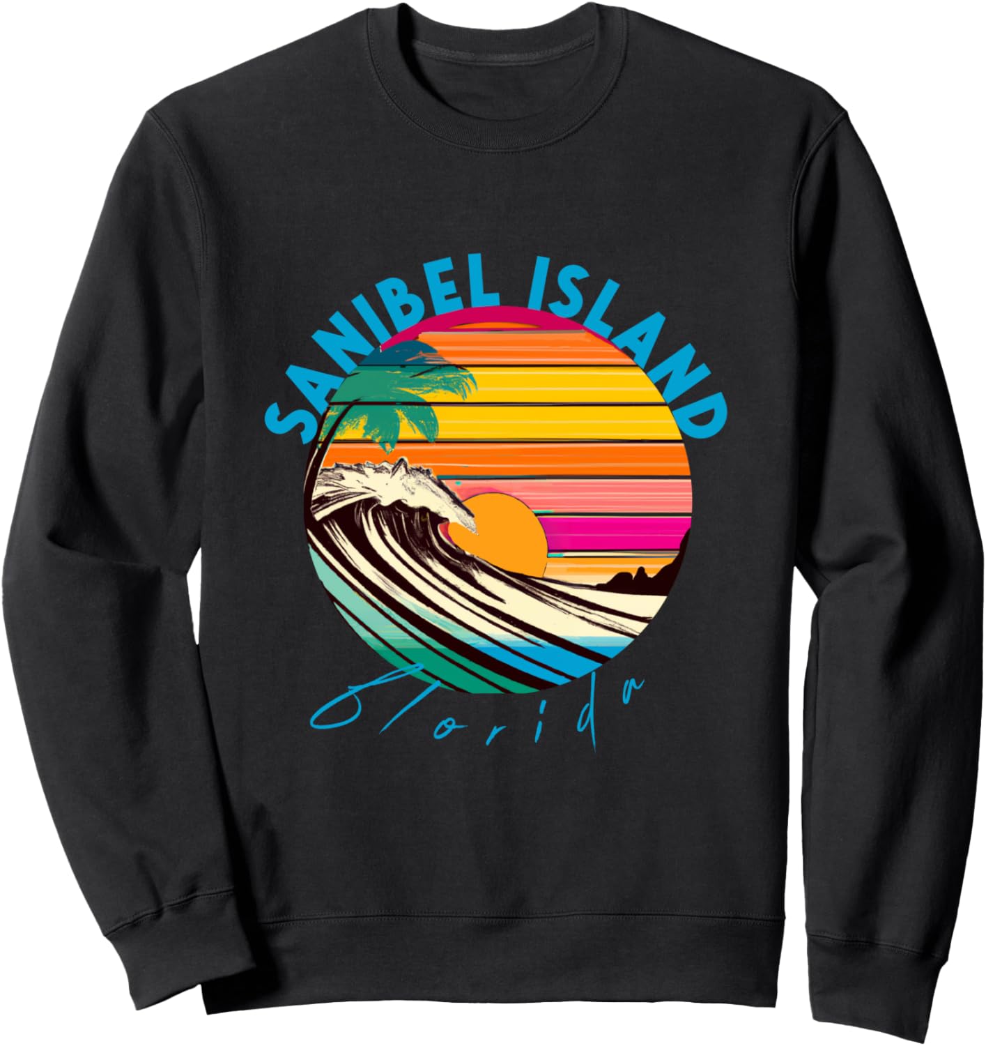 Ретро-толстовка в стиле 1980-х годов с острова Санибел, пляжная толстовка из Флориды Sanibel Island Retro Beach Accessories, черный
Ретро-толстовка в стиле 1980-х годов с острова Санибел, пляжная толстовка из Флориды Sanibel Island Retro Beach Accessories, черный