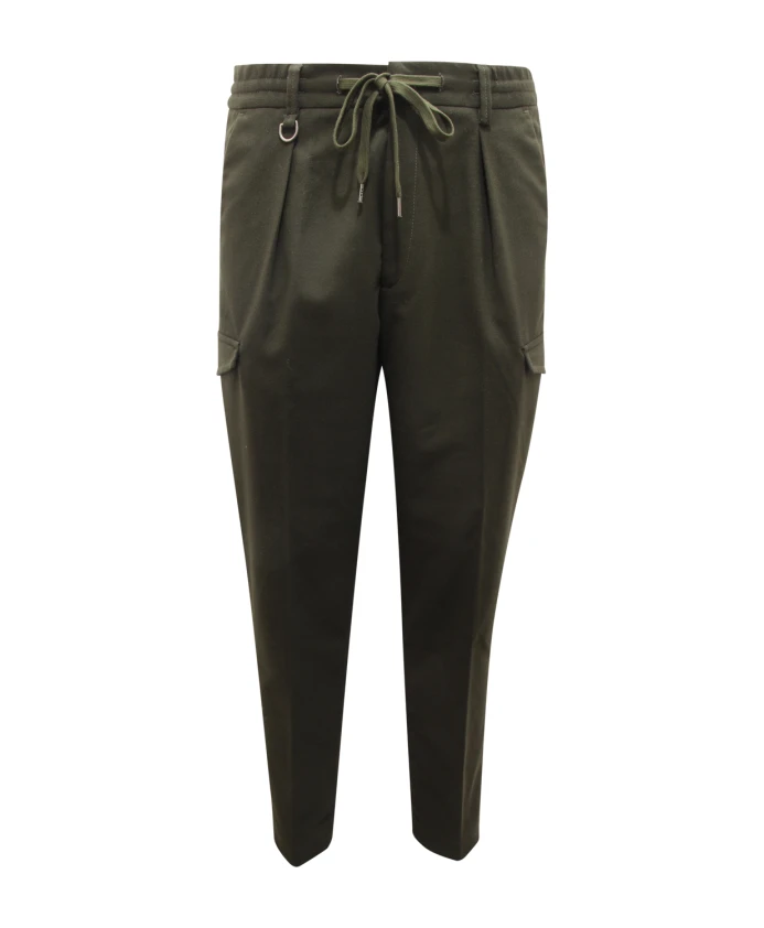 Зеленые брюки-карго на шнуровке, модель Paolo Pecora, зеленый
Зеленые брюки-карго на шнуровке, модель Paolo Pecora, зеленый
