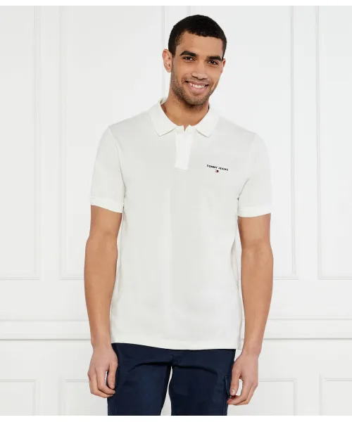 Футболка поло Regular fit Tommy Jeans, белый 
Футболка поло Regular fit Tommy Jeans, белый